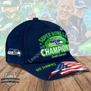 Seattle Seahawks Super Bowl LX Champions Cap