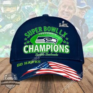 Seattle Seahawks Super Bowl LX Champions Cap