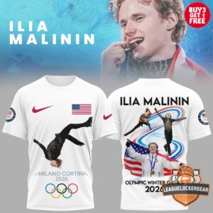 Ilia Malinin Milano Cortina 2026 Olympic Winter Games T-Shirt