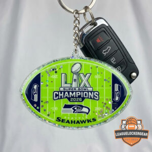 Seattle Seahawks Super Bowl LIX Champions 2026 Keychain