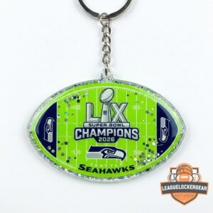 Seattle Seahawks Super Bowl LIX Champions 2026 Keychain