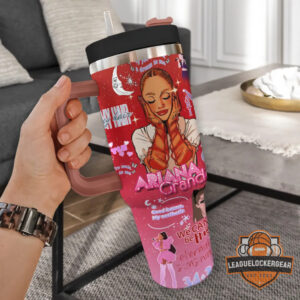 Ariana Grande Eternal Sunshine Yes And Era 40oz Tumbler with Handle