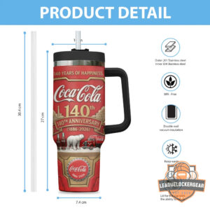 Coca-Cola 140th Anniversary 1886-2026 Tumbler