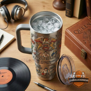 Queen 55th Anniversary 1971-2026 Tumbler with Handle