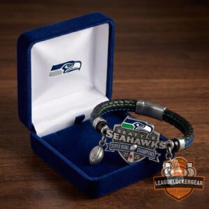 Seattle Seahawks Super Bowl LXIX Champions 12th Man Bracelet
