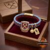 West Ham United Premier League Legends London Stadium Leather Charm Bracelet