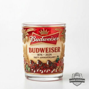Budweiser 150th Anniversary 1876-2026 Whiskey Glass