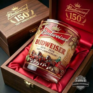 Budweiser 150th Anniversary 1876-2026 Whiskey Glass