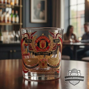 Manchester United 148th Anniversary 1878-2026 Whiskey Glass