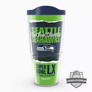 Seattle Seahawks Super Bowl LX Champions Tumbler Cup