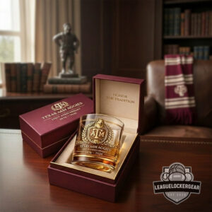 Texas A&M Aggies 150th Anniversary Whiskey Glass