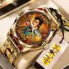 Elvis The King Stained Glass Watch