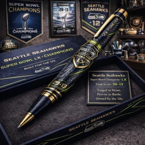 Seattle Seahawks Super Bowl LX Champions Collectible Pen
