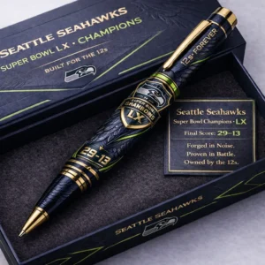 Seattle Seahawks Super Bowl LX Champions Collectible Pen