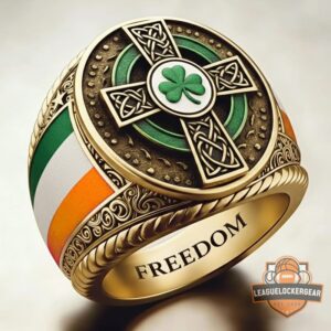 Irish Freedom Celtic Cross Ring