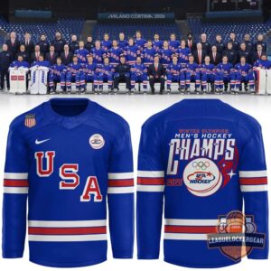 Team USA Hockey 2026 Winter Olympics Men's Champs Hockey Jersey