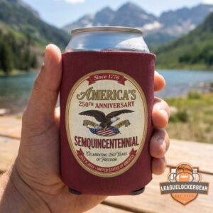 America 250th Anniversary Semiquincentennial Can Cooler