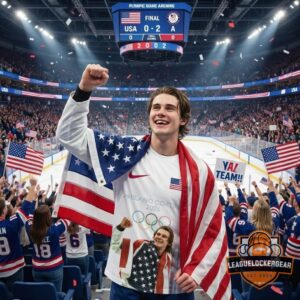 Jack Hughes Team USA 2026 Milano Cortina Olympic Gold Champion T-Shirt