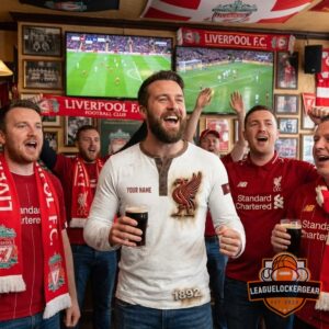 Liverpool FC Vintage 1892 Personalized Long Sleeve Henley Shirt