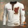Liverpool FC Vintage 1892 Personalized Long Sleeve Henley Shirt