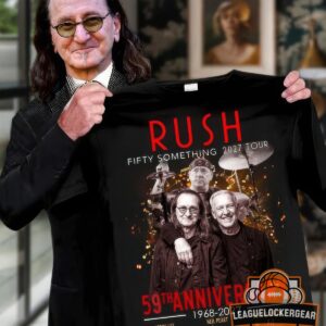 Rush 59th Anniversary 1968-2027 Fifty Something 2027 Tour Signatures T-Shirt