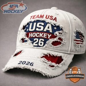 Team USA Hockey 2026 Distressed Hat