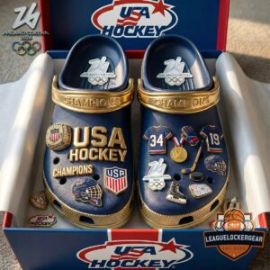 USA Hockey Milano Cortina 2026 Champions Clogs