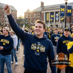 Michigan Wolverines 2025-26 Big Ten Men's Basketball Champions Hoodie