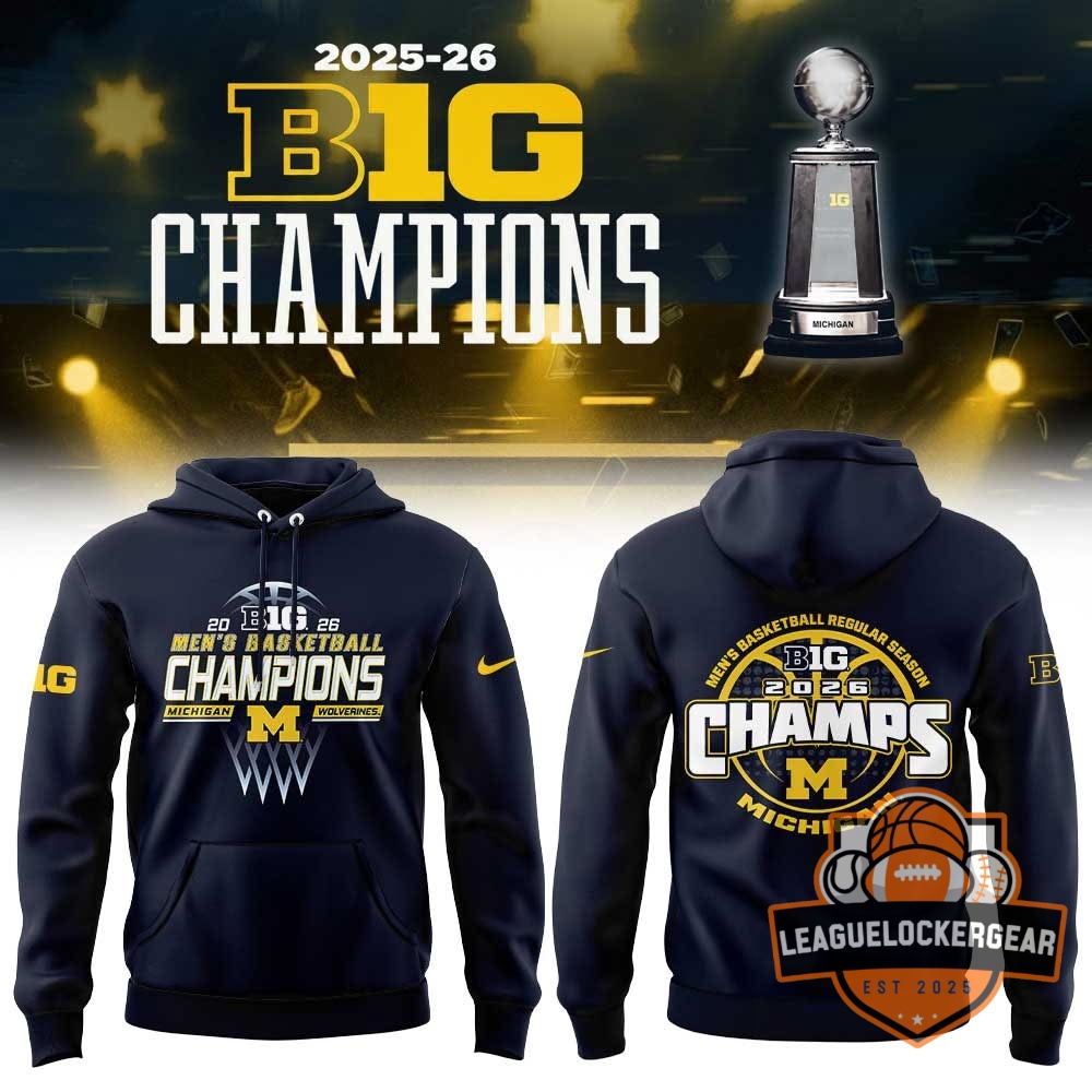 Michigan Wolverines 2025-26 Big Ten Men's Basketball Champions
