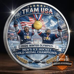 Team USA 2026 Winter Olympics Men's Ice Hockey Gold Medal Champions Commemorative Coin