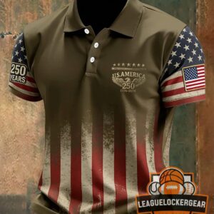 U.S. America 250th Anniversary 1776-2026 Polo Shirt