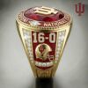 Indiana Hoosiers Football 16-0 National Champions Ring