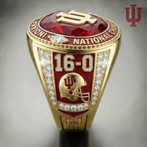 Indiana Hoosiers Football 16-0 National Champions Ring