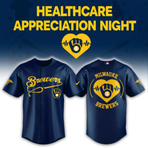 Milwaukee Brewers Healthcare Appreciation Night Baseball Jersey