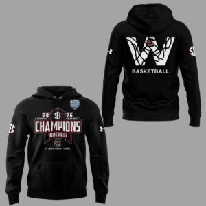 South Carolina Gamecocks 2026 SEC Women's Basketball Champions Hoodie
