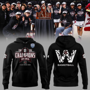 South Carolina Gamecocks 2026 SEC Women's Basketball Champions Hoodie