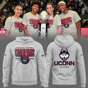 UConn Huskies Women's Basketball Big East Conference Regular Season Champions 2025-26 Hoodie
