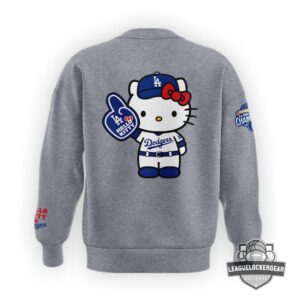 Dodgers Hello Kitty Back To Back World Series Champions Sweatshirt