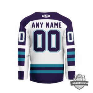 Orlando Solar Bears Personalized 2026 Throwback V-shaped Hockey Jersey