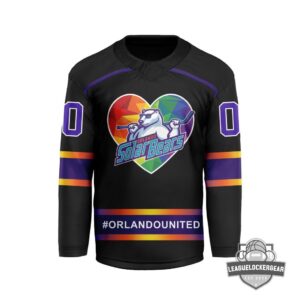 Orlando Solar Bears Personalized 2026 First Responders Appreciation V-shaped Hockey Jersey