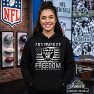 Raiders 250 Years Of Freedom 1776-2026 Hoodie