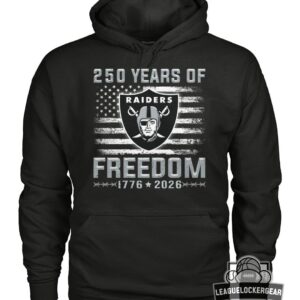 Raiders 250 Years Of Freedom 1776-2026 Hoodie