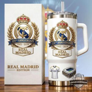 Real Madrid 124th Anniversary 1902 - 2026 Tumbler