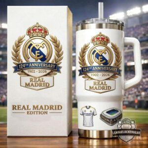 Real Madrid 124th Anniversary 1902 - 2026 Tumbler