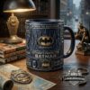 Batman The Dark Knight Protector of Gotham Carved Coffee Mug