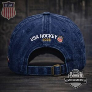 USA Hockey Olympic Gold Champions 2026 Distressed Dad Hat