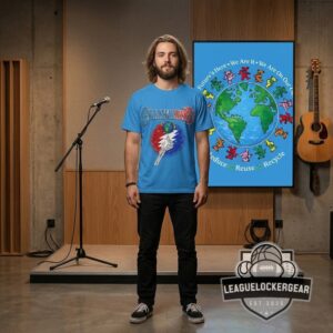 Grateful Dead Earth Day Reduce Reuse Recycle T-Shirt