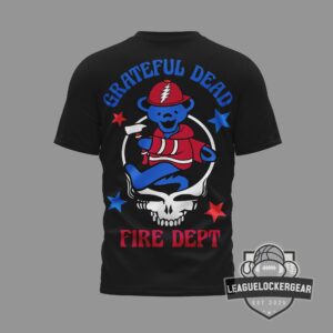 Grateful Dead Firefighter Fire Dept T-Shirt