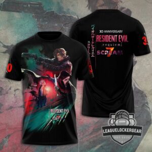 Resident Evil Requiem x Scream 30th Anniversary T-Shirt