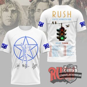 Rush Fifty Something 2027 Tour Signatures T-Shirt